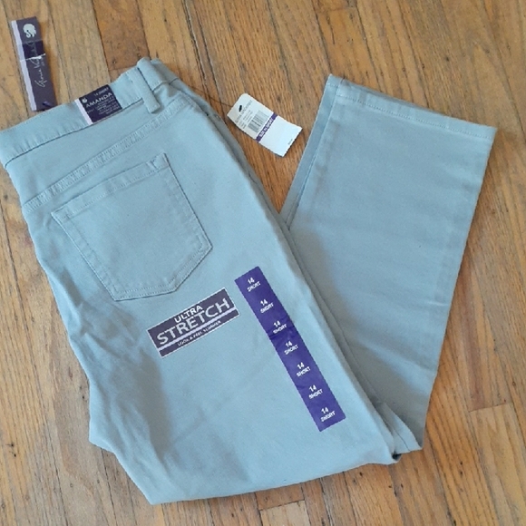 Gloria Vanderbilt Slim Gray Jeans - Picture 1 of 10